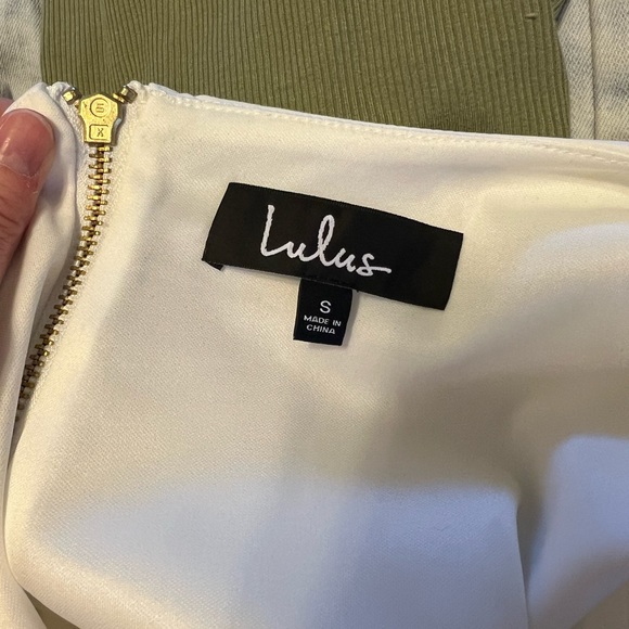 White short sleeve mini dress - Picture 3 of 4